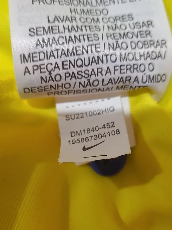 Nike Authentic Brazil National Team 2022 Soccer Jersey - Num. 10 Neymar Jr. - Picture 8 of 11